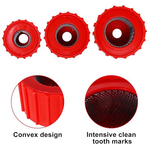 مجموعة من 6 قطع من فرشاة الحفر للمثقاب، فرشاة سلك ملتوية من الفولاذ المقاوم للصدأ مقاس 1/4 بوصة للحفر، 3 قطع منظف أنابيب الأنبوب للصدأ و3 قطع منظف أنابيب النحاس in Kuwait