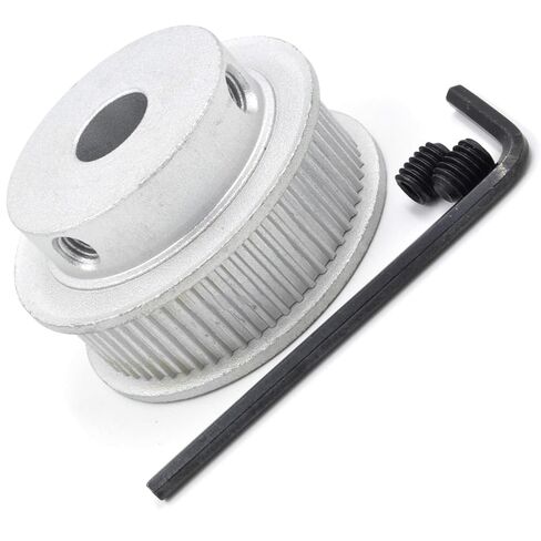 Trapezoidal 60 62 64 65 Teeth MXL Timing Pulley Bore 5/6/6.35/7/8/10/15mm for Belt Width 6/10/15mm 60T 62T 64T 65T(6.35mm-(BF Shape),65 Teeth,6mm) in Saudi Arabia