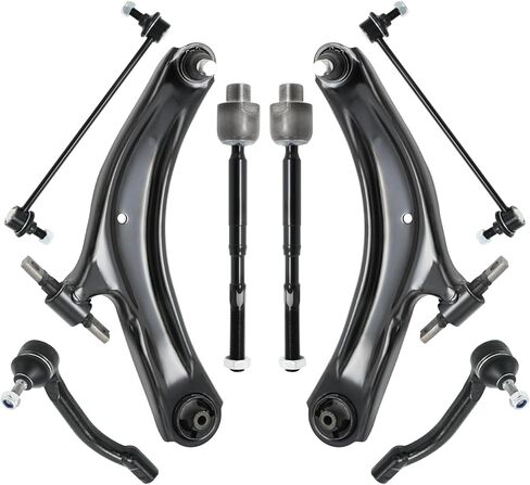 Front Lower Control Arm Fit For Nissan Rogue 2008-2013，Rogue Select 2014-2015，8Pcs Suspension Kit Sway Bar + Tie Rod Outer & Inner， MS30194 MS30195 K750095 K750094 in Kuwait