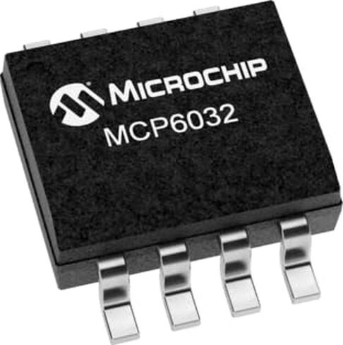 تقنية الرقاقة الدقيقة، MCP6032-E/SN، مضخم تشغيل مزدوج - دقة عالية - 0.9uA - 1.8 إلى 5.5 VDC - 10 كيلو هرتز GBP - -40 درجة مئوية إلى 125 درجة مئوية - 8-Lead SOIC (100 عنصر/عناصر) in Saudi Arabia