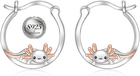 Panda Earrings for Women Sterling Silver Panda Gifts Hoop Earrings Cute Animal Jacket Stud With Leverback Jewelry in Kuwait