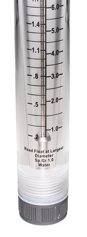 Neo-Pure Inline Liquid Water Flowmeter 1-10 GPM with 3/4" FNPT Connections | Accurate Flow Measurement for Residential, Commercial, and Industrial Applications - Single Unit in Kuwait