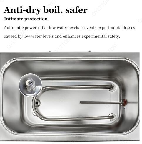 Digital Thermostatic Water Bath, 3.25L Stainless Steel, 300W Heater, 0.01℃ Precision, 100℃ Max Temp, Ideal for Scientific Lab Experiments and Research in Kuwait