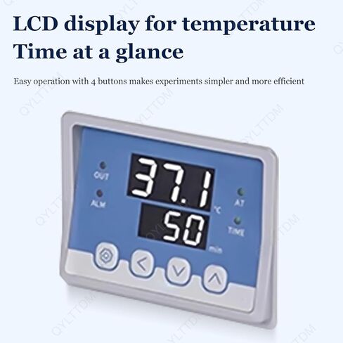 Digital Thermostatic Water Bath, 3.25L Stainless Steel, 300W Heater, 0.01℃ Precision, 100℃ Max Temp, Ideal for Scientific Lab Experiments and Research in Kuwait