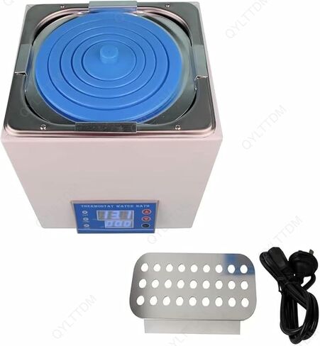 Digital Thermostatic Water Bath, 3.25L Stainless Steel, 300W Heater, 0.01℃ Precision, 100℃ Max Temp, Ideal for Scientific Lab Experiments and Research in Kuwait