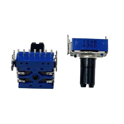5Pcs/Lot RK14 B100K 7-pin Horizontal Duplex Potentiometer Speaker Amplifier Mixer Volume Adjustment in Saudi Arabia