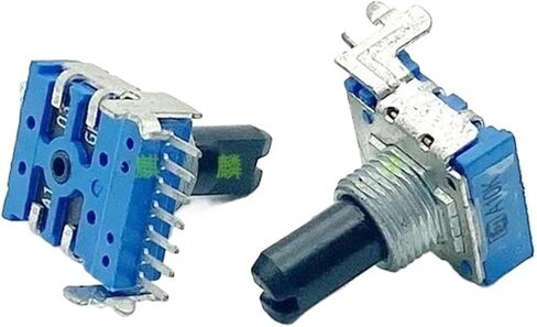 5 قطعة/الوحدة تعديل حجم RK14 7-pin أفقي دوبلكس الجهد A10K مكبر كهربائي جهاز مزج الصوت المركب in Kuwait