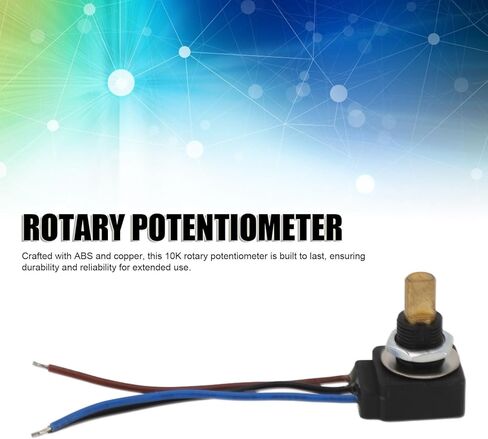 مقياس الجهد الدوار، مقياس الجهد الدوار 10K مع مقاومة قابلة للتعديل 10K أوم، IP65 ومقياس الجهد 3 دبوس in Kuwait
