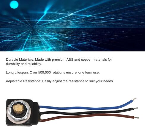 مقياس الجهد الدوار، مقياس الجهد الدوار 10K مع مقاومة قابلة للتعديل 10K أوم، IP65 ومقياس الجهد 3 دبوس in Kuwait