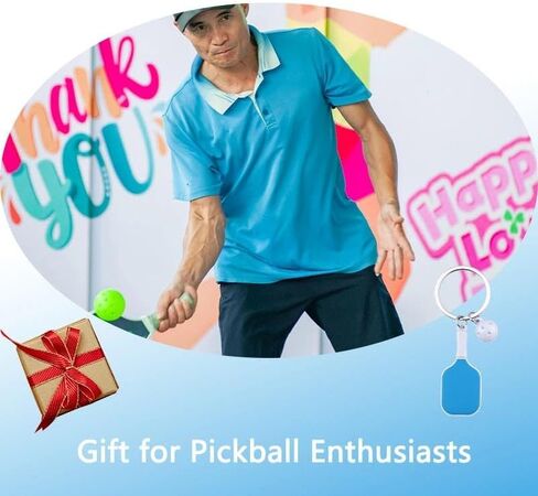 Pickleball Gifts Keychain Accessories for Men Women Sport Keychains Bag Purse Charm Cute Pickleball Paddle Ornaments Sports Themed Party Decorations Key Chain with Card Removal Tool in Saudi Arabia