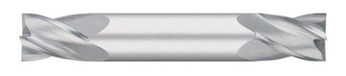 Titan TC14508 Solid Carbide End Mill, Double End, Stub Length, 4 Flute, 30 Degree Helix, Square End, Uncoated, 1/8" Size, 1/8" Shank Diameter, 1-1/2" Overall Length, 1/4" Cutting Length in Saudi Arabia