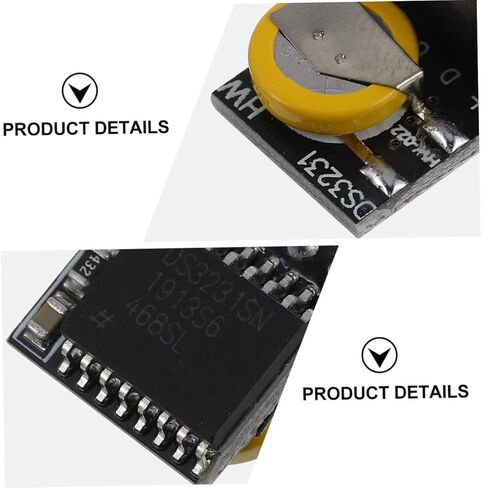 GARVALON High Precision Real Clock Module for Lightweight Memory Module with Complete Calendar Functions Accuracy Easy to Carry in Kuwait