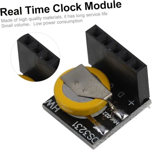 GARVALON High Precision Real Clock Module for Lightweight Memory Module with Complete Calendar Functions Accuracy Easy to Carry in Kuwait