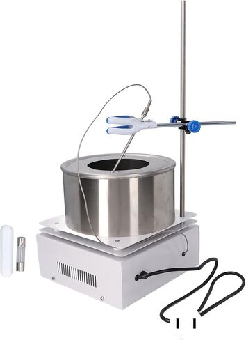 Laboratory Thermostatic Water Bath, Thermostatic Water Bath with Magnetic Stirrer, LCD Display, Temperature Control, High, Water Baths (US Plug 110V) in Saudi Arabia