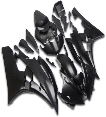 NT Fairing Glossy Black Fairing Fit for Yamaha 2006 2007 Yzf R6 Injection ABS Plastics Bodywork Body Body Body Body 06 07 YZF-R6 A077 in Kuwait