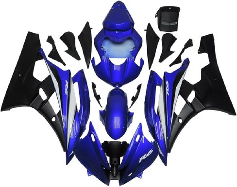 NT Fairing Glossy Black Fairing Fit for Yamaha 2006 2007 Yzf R6 Injection ABS Plastics Bodywork Body Body Body Body 06 07 YZF-R6 A077 in Kuwait