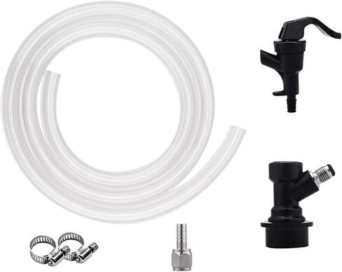 صنبور بيرة مقاوم للتسرب لحفلات الشواء وحفلات الزفاف مجموعة خط الكرة مع خرطوم عملي لتخمير المنزل in Kuwait