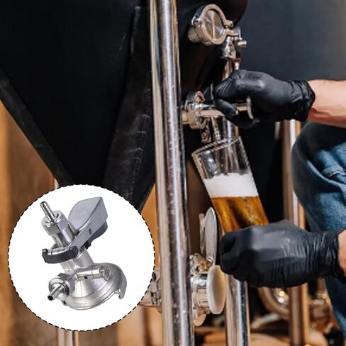 5/8 بوصة الفولاذ المقاوم للصدأ براميل البيرة مقرنة موزع البيرة الحنفية موزع مقرنة الحنفية موزع للمنزل مطعم تخمير الملحقات in Kuwait