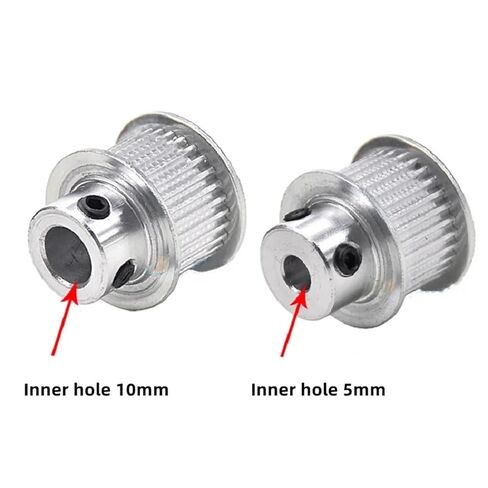 2GT 45Teeth GT2 Timing Pulley Bore 5-20mm Belt Width 6/10mm 3D Printer 1Pcs(7mm,Slot Width 11mm) in Saudi Arabia