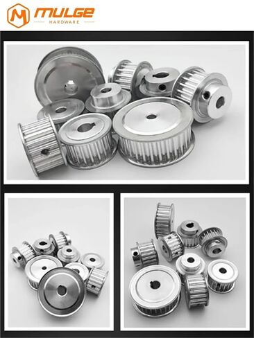Timing Pulley HTD 8M-10Teeth Bore 6-15mm Width 25/30mm Synchronizing Wheel 1Pcs(10mm-Keyway 3x1.4mm,for Width 25mm Belt) in Saudi Arabia