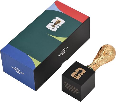 الإصدار الرسمي لكأس العالم FIFA 2026 - كأس ثلاثي الأبعاد مقاس 5.9 بوصة مع قاعدة من الأكريليك - عنصر جامعي خالد من سبائك الزنك الفاخرة - نسخة طبق الأصل من كأس العالم FIFA مثالية لكهف الرجال أو تذكارات كرة القدم in Kuwait