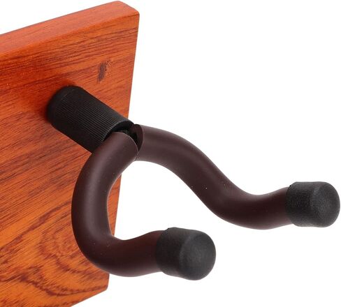 حامل شماعات على الحائط للجيتار، رف خشبي 4 في 1 متعدد الوظائف، خطاف تثبيت على الحائط على الجيتار مع تركيبات، للقيثارات الكلاسيكية والصوتية، يتضمن براغي ووا in Kuwait