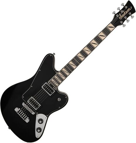 جيتار كهربائي من سلسلة Jackson Pro Signature Lee Malia LM-87 - أسود مسام مفتوح in Saudi Arabia