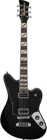 جيتار كهربائي من سلسلة Jackson Pro Signature Lee Malia LM-87 - أسود مسام مفتوح in Saudi Arabia