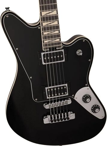 جيتار كهربائي من سلسلة Jackson Pro Signature Lee Malia LM-87 - أسود مسام مفتوح in Saudi Arabia