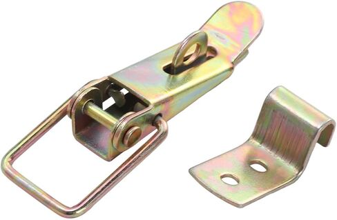 Ipetboom 2 Pieces Carriage Truck Door Draw Latches Hold down Hasp, Heavy Duty Steel Hold down Clamps for Cargo Trailer and Utility Toolbox in Saudi Arabia