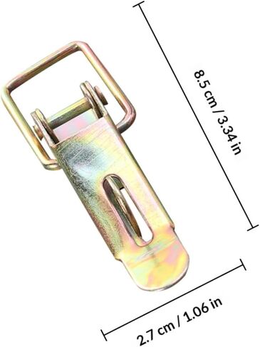 Ipetboom 2 Pieces Carriage Truck Door Draw Latches Hold down Hasp, Heavy Duty Steel Hold down Clamps for Cargo Trailer and Utility Toolbox in Saudi Arabia
