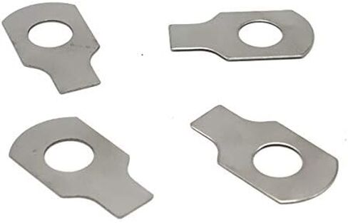 Ochoos M5/M6/M8/M10/M12-M42 GB854 Tab Washers Lock Washer with Single Tab 304 Stainless Steel Tongue Washer - (Inner Diameter: M5 50Pcs) in Kuwait