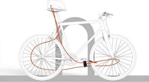 Rhinowalk Bike Lock Cable, 6.56ft Self-Retracting Security Cable, 5mm Diameter, Universal for Bikes, Motorcycles, Scooters & Strollers in Saudi Arabia