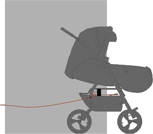 Rhinowalk Bike Lock Cable, 6.56ft Self-Retracting Security Cable, 5mm Diameter, Universal for Bikes, Motorcycles, Scooters & Strollers in Saudi Arabia
