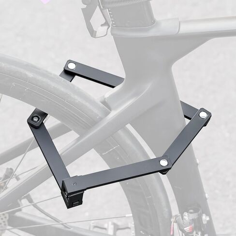 مجموعة قفل دراجة قابلة للطي مع مجموعة دعامة تثبيت، مجموعة مكونة من 3 أرقام للدراجات، قفل دراجة عالي التحمل مضاد للسرقة، مضاد للقطع للدراجات البخارية الكهربائية in Kuwait