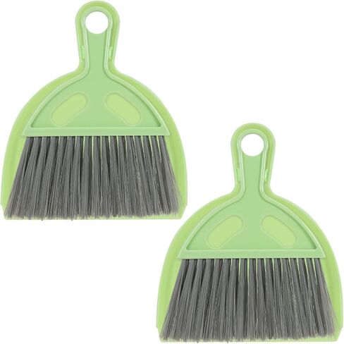 6PCS Small Dustpan and Brush Set, Mini Dust Pan and Brush, Hand Broom and Dustpan Set, for Cat Litter, Kitchen, Tables, Countertops, Cars, etc. in Kuwait