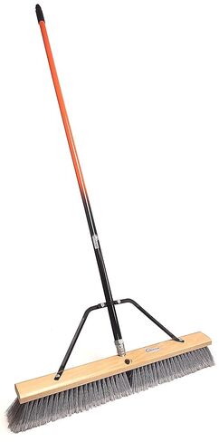 Pbsa24003 24" Smooth-Surface Push Broom with Orange/Black Handle in Kuwait