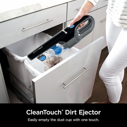 SHARK UltraCyclone Pet Pro Cordless Hand Vacuum, Powerful Suction, Handheld Vacuum for Car & Home, Motorized Pet Tool, Crevice Tool, XL Dust Cup, Blue, CH950WM (Renewed) in Saudi Arabia