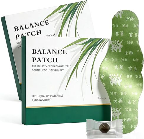 رقعة التوازن، رقعة عشبية يابانية للمعدة، مكونات نباتية، تعزز راحة البطن، تصميم غير مهيج، تصميم لاصق مريح، استخدام موضعي سهل (صندوقان - 10 رقع) in Kuwait