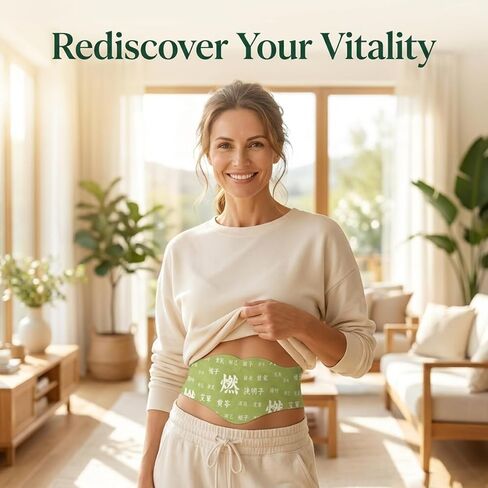 رقعة التوازن، رقعة عشبية يابانية للمعدة، مكونات نباتية، تعزز راحة البطن، تصميم غير مهيج، تصميم لاصق مريح، استخدام موضعي سهل (صندوقان - 10 رقع) in Kuwait