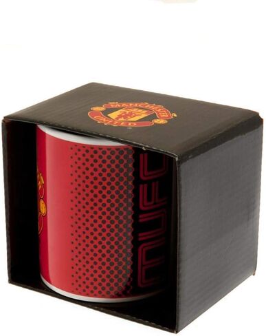 Manchester United FC Football Team 11oz Fade Ceramic Mug in Presentation Box - 2016/17 Edition in Kuwait