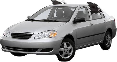 Autotek Precut Windows Tint Film جميع الجوانب سيارات Sun Flocking Protective Privacy Anti Shatter Glass 2 Ply Film أي طقم الظل Tint Toyota Corolla سيدان 2003-2008 in Saudi Arabia