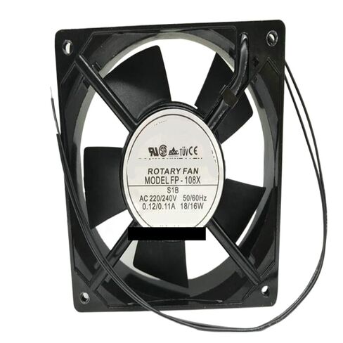 12025 FP-108X S1B 220/240 فولت 0.12/0.11 أمبير 18/16 وات مروحة تيار متردد in Kuwait