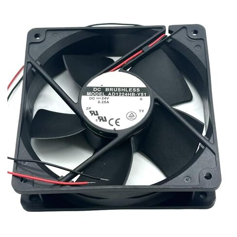 AD1224HB-Y51 DC 24V 0.25A 120x120x32mm مروحة تبريد الخادم ذات السلكين in Kuwait