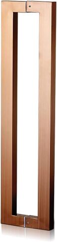 Push Pull Door Handle Stainless Steel Pull Push Door Handle, Fit for Glass Door Wooden Door, Modern Commercial Door Handle Apply for Sliding Barn(Black,80cm(31.5in)) in Saudi Arabia