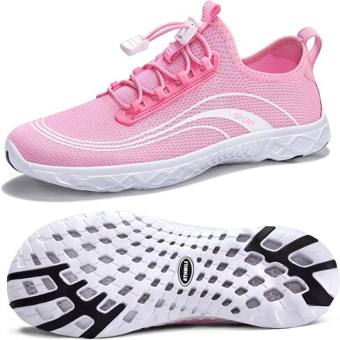 أحذية مائية من ATHMILE للنساء حافي القدمين للمشي لمسافات طويلة في حمام السباحة ونهر البحيرة للشاطئ والسباحة والتخييم سريعة الجفاف وخفيفة الوزن وجوارب مائية للبالغين in Kuwait