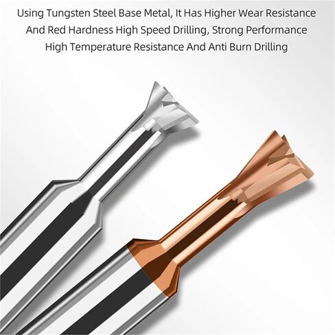 Carbide Dovetail Milling Cutter 45° 60° 75° CNC Tools Tungsten Steel End Mills(75°,Coated,D14x65L) in Saudi Arabia