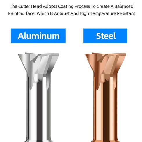 Carbide Dovetail Milling Cutter 45° 60° 75° CNC Tools Tungsten Steel End Mills(45°,Coated,D9x60L) in Saudi Arabia