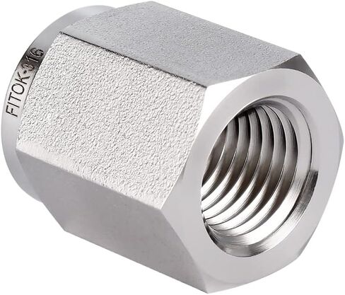 316 Stainless Steel Pipe Fitting, Cap, 3/4'' Female NPT 4600 psi, SS-PC-NS12 in Kuwait