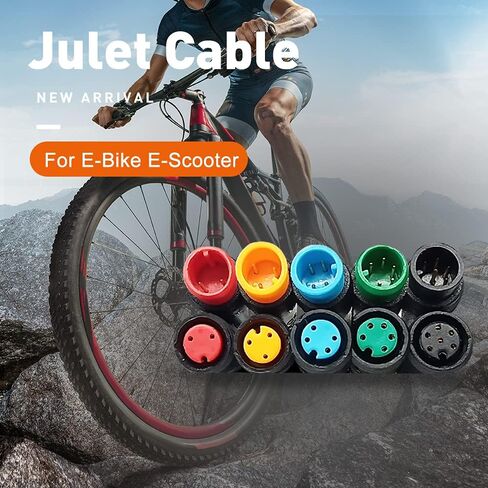 YUNNY Brand HUDAMZKY Ebike Cable Extension Julet Female Male 2 3 4 5 6 pin Ebike Extension Connector Waterproof Plug for Electric Bicycle Display Throttle PAS Ebike Parts Extend Cable (5Pin Male) in Saudi Arabia